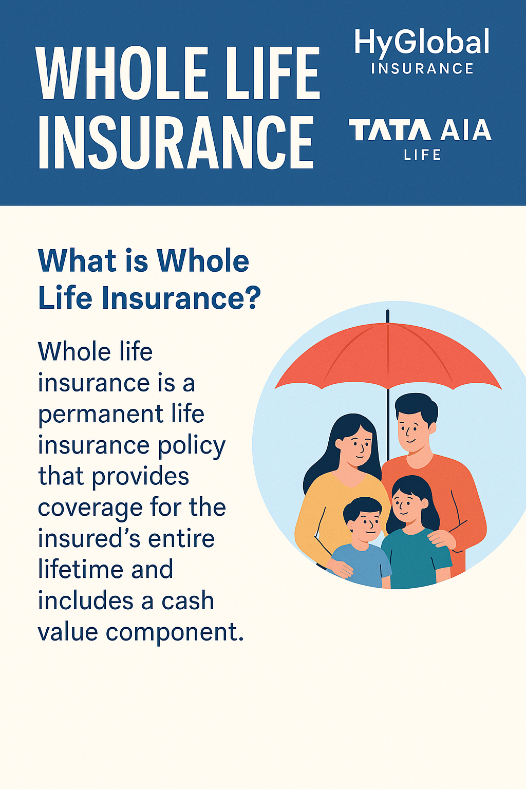 Lifetime Protection with Whole Life Insurance – HyGlobal Insurance TATA AIA