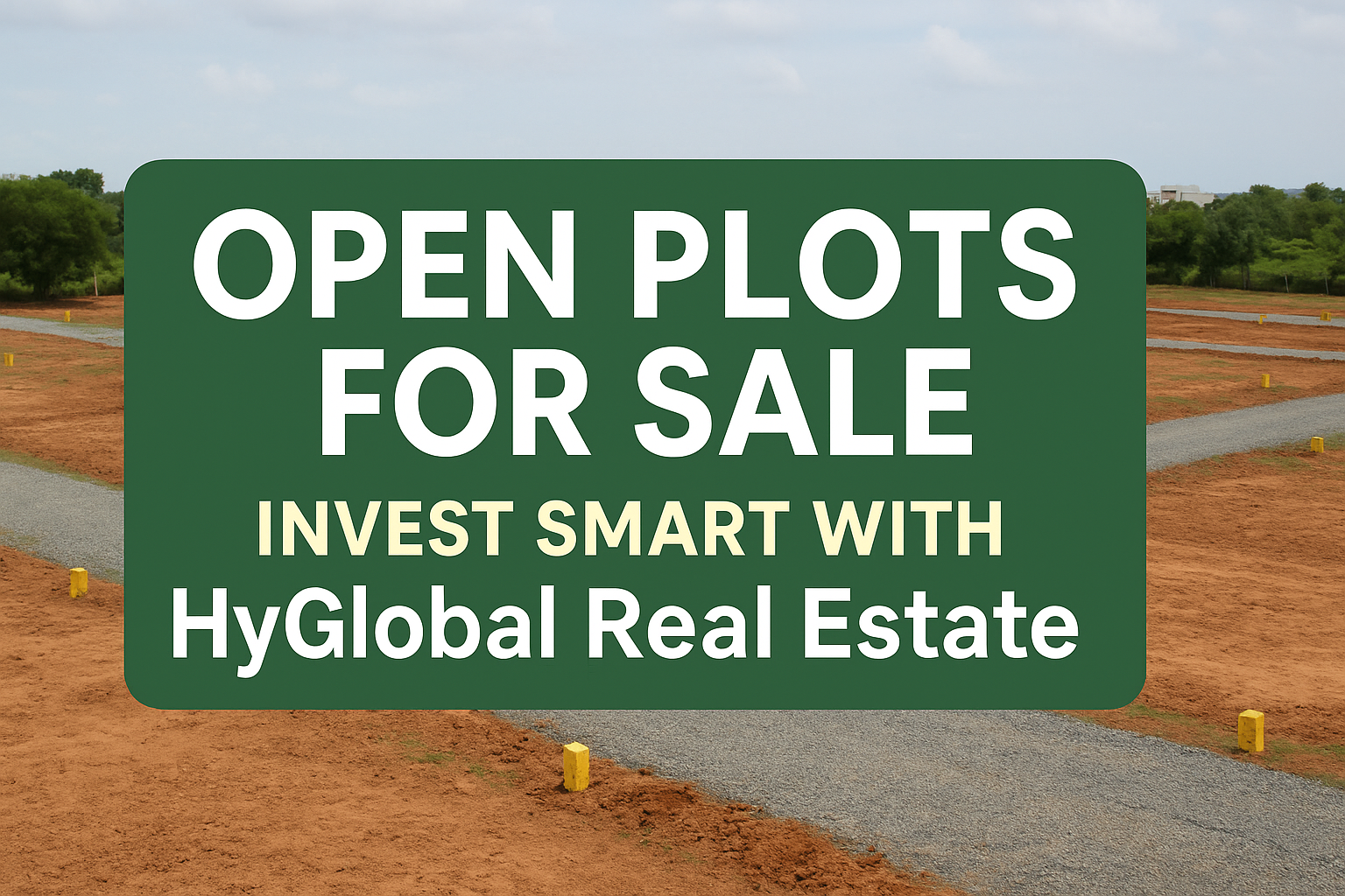 Open Plots for Sale – Invest Smart with HyGlobal Real Estate
