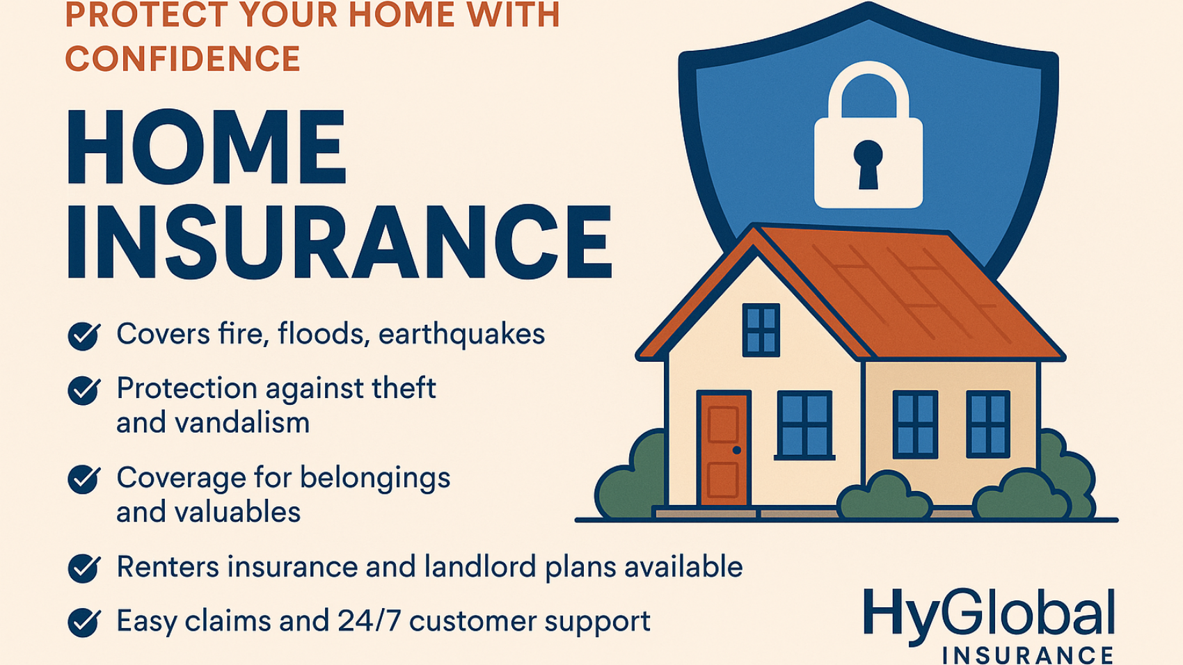 Protect Your Home with Confidence – Home Insurance by HyGlobal Insurance