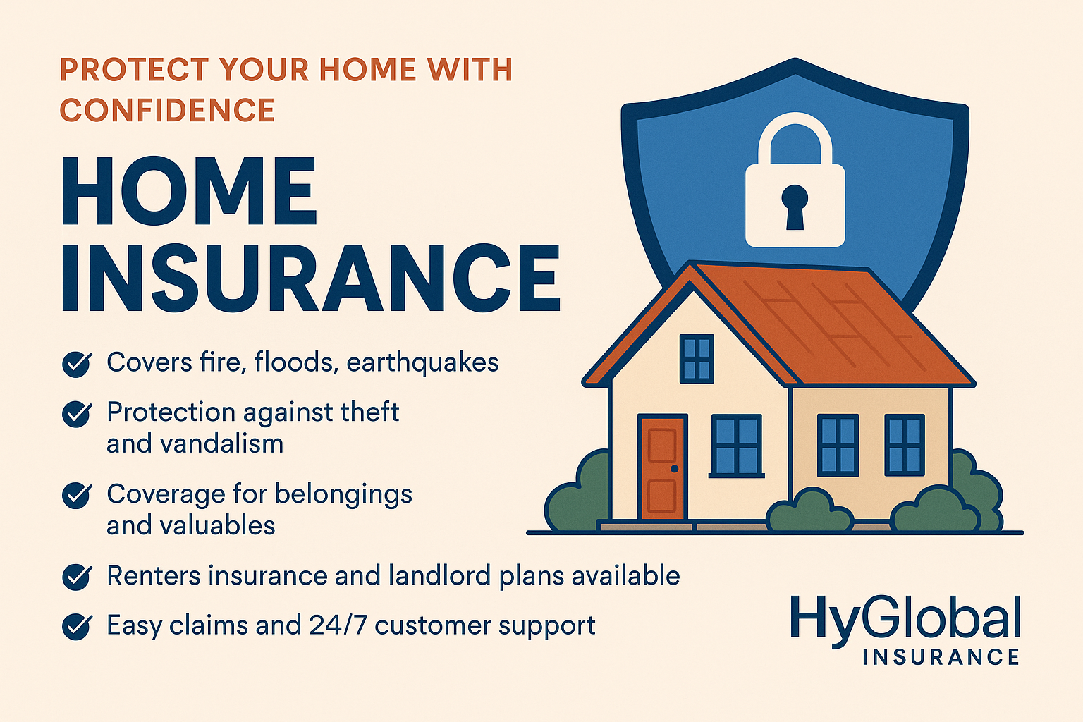 Protect Your Home with Confidence – Home Insurance by HyGlobal Insurance