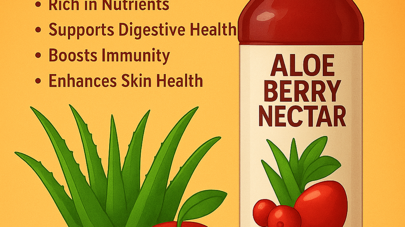Aloe Berry Nectar – The Perfect Blend of Aloe Vera & Berry Goodness