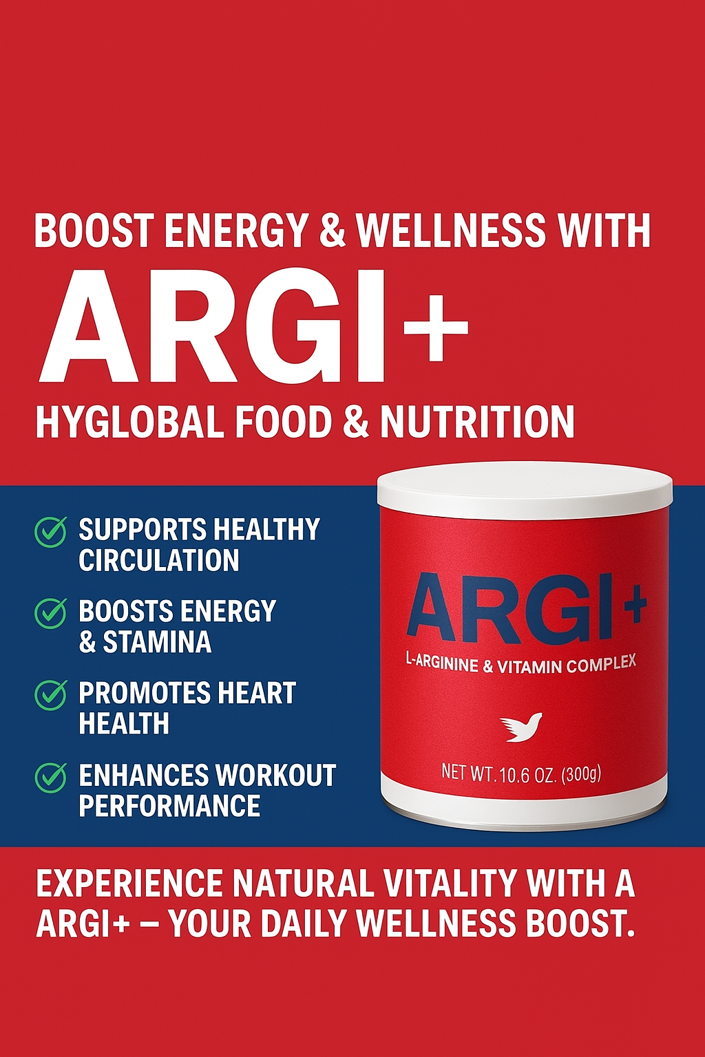 Boost Energy & Wellness with ARGI+ – HyGlobal Food & Nutrition