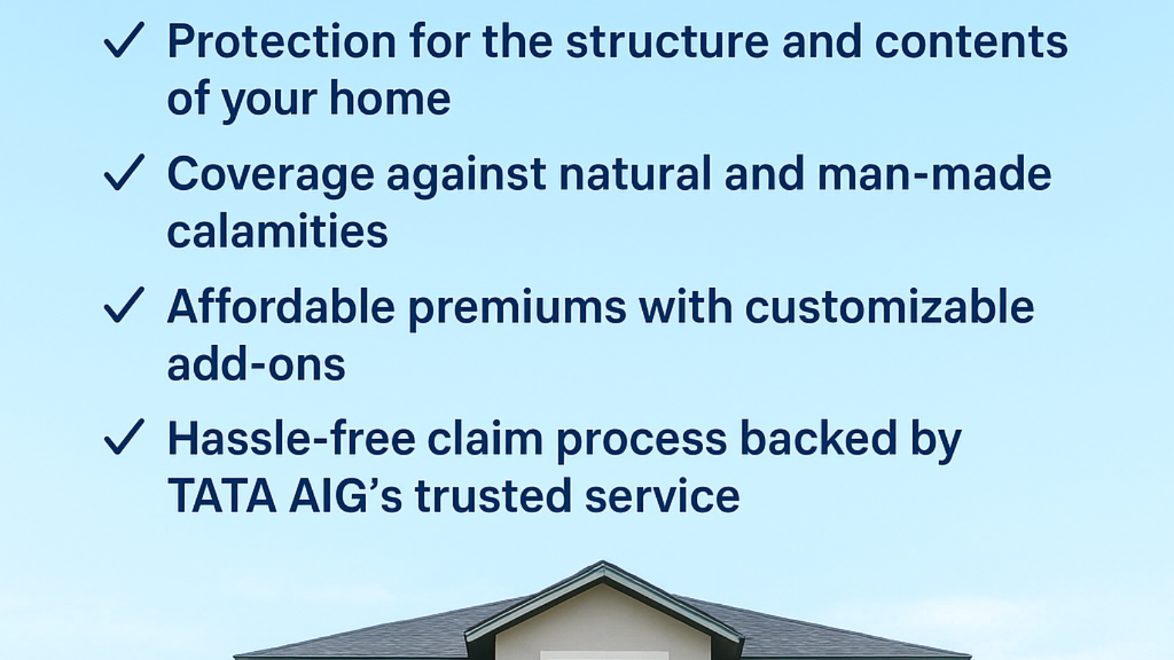 Comprehensive Home Insurance – Complete Protection with HyGlobal Insurance & TATA AIG