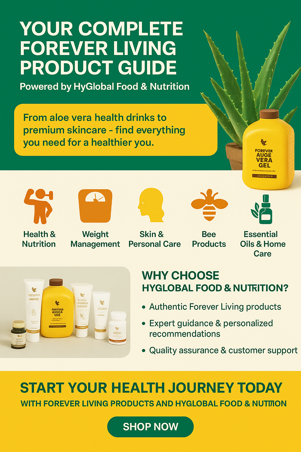 Forever Living Products – Complete Guide & Uses | HyGlobal Food & Nutrition