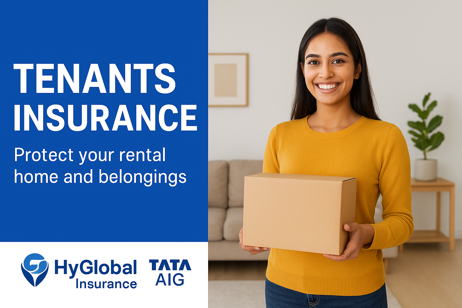 Protect Your Rental Home with HyGlobal Insurance & TATA AIG Tenants Insurance